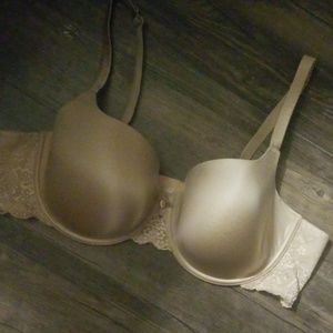 Curvy Couture 44D Bra nude